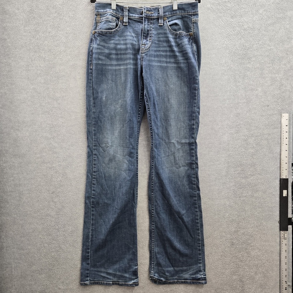 Cody James Men Jeans 29W X 34L Blue Denim Embroidered Bootcut‎ 34" Inseam